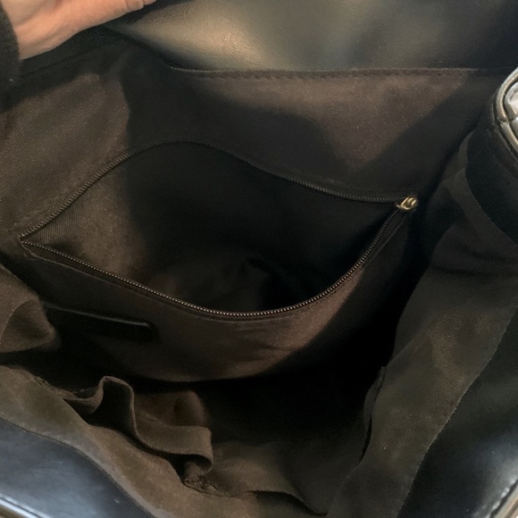 Vegan Leather Backpack Black - Picture 7 of 7